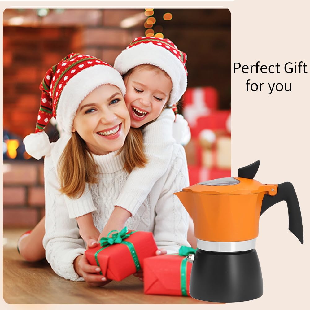 Amazon.com: Aluminum Coffee Maker 150ML, Stovetop Moka Pot