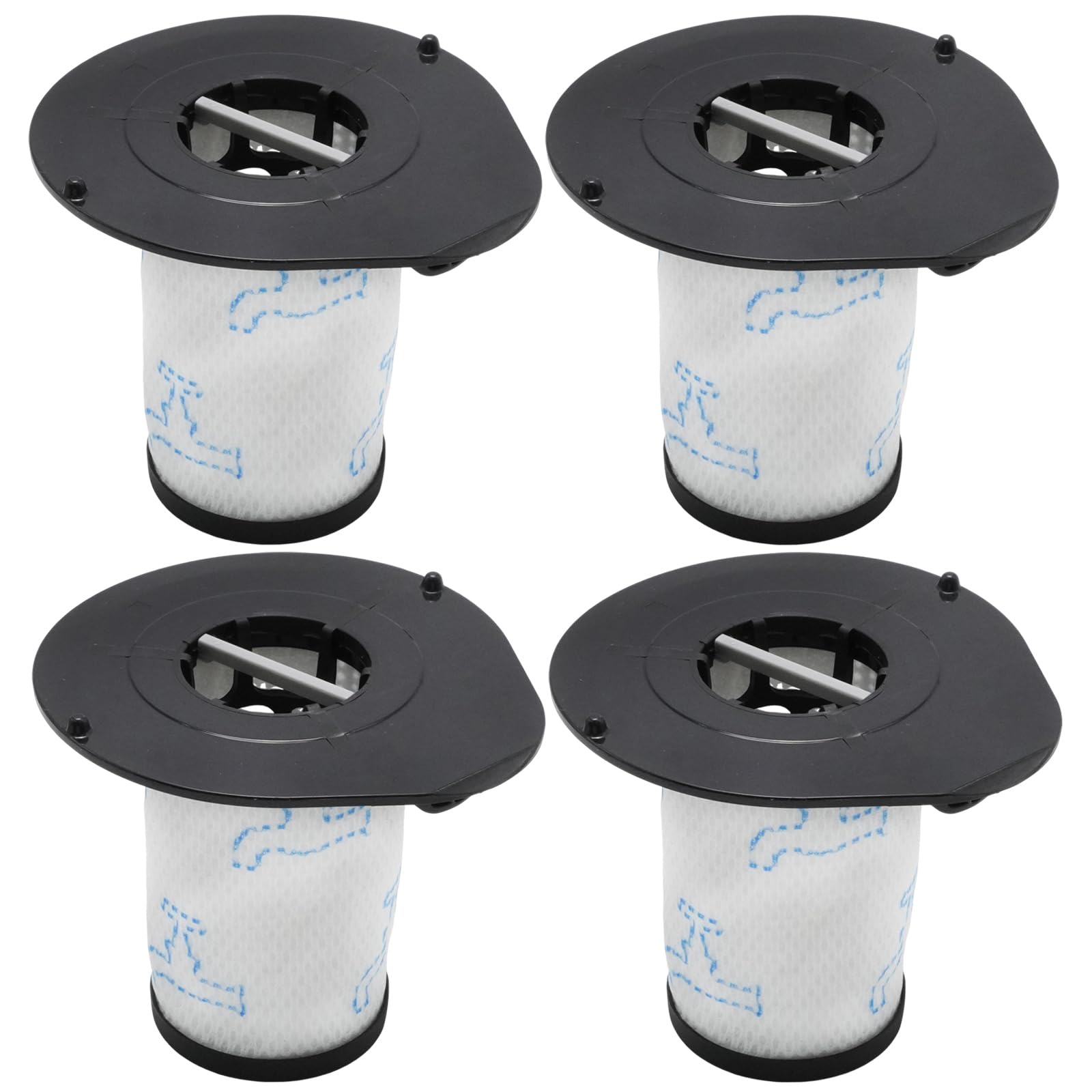 4 filtri di ricambio per Rowenta Air Force 460 di ricambio per Rowenta ZR009002, accessori di ricambio per Air Force 460 All In One Rh92 e 560 Flex RH94