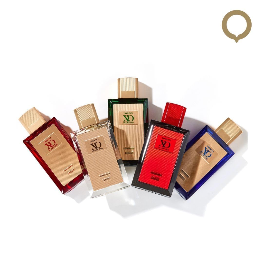 Orientica XO Xclusif Oud Classic Extrait de Parfum 60 ml | Parfum Arabe Unisexe | Bergamote, Melon, Ananas, Vanille, Musc et Notes Boisées | Fragrance Fruitée Gourmande