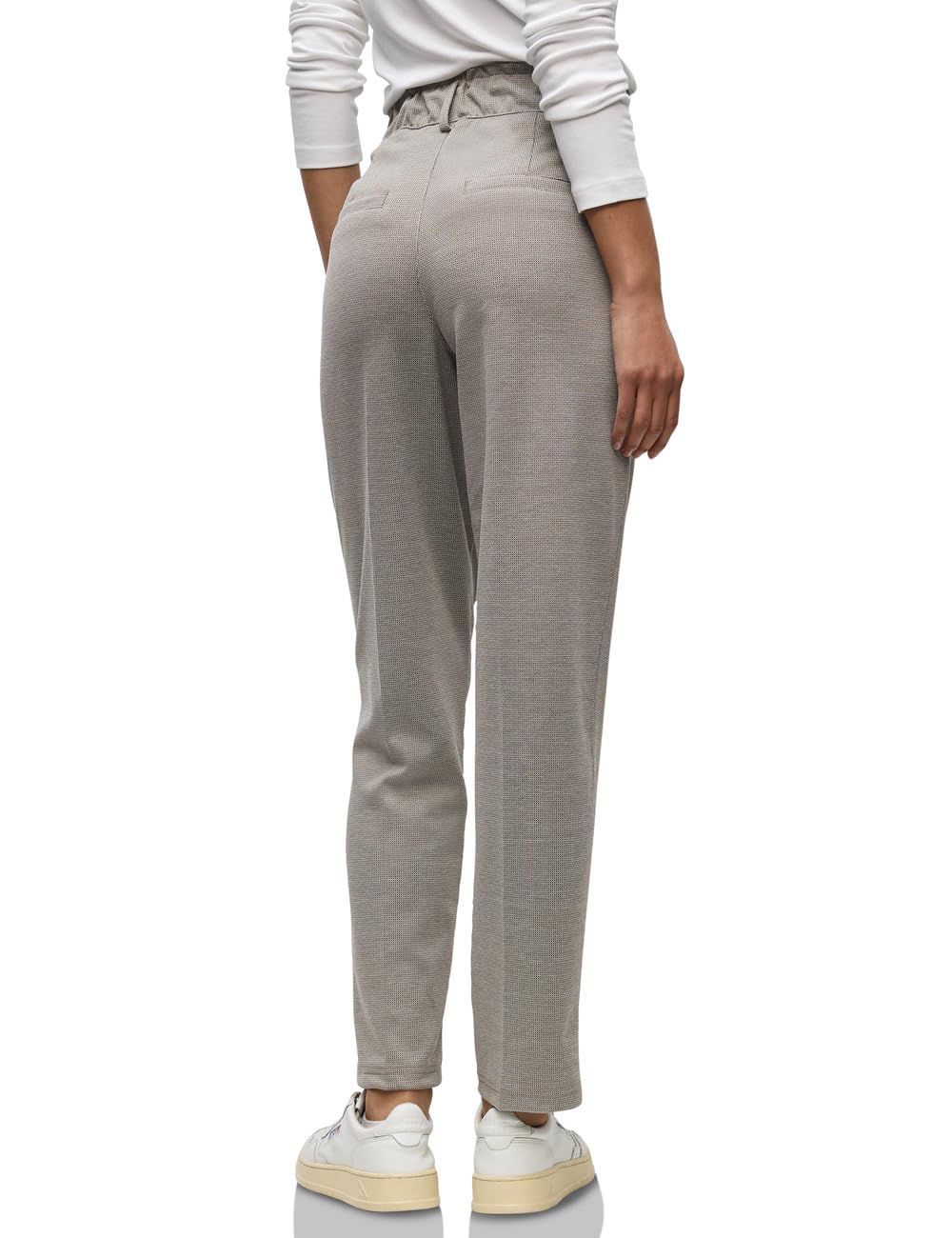 Street One Damen Paperbag Jacquard Hose 3716974