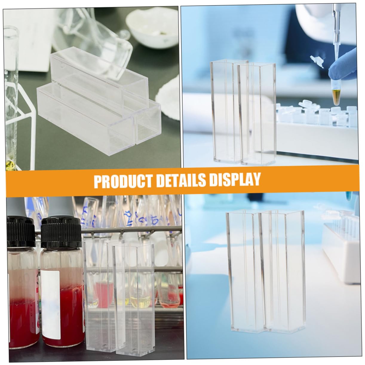 1 Jeu Cuvette En Plastique Cuvettes Claires Photometre Compatibility