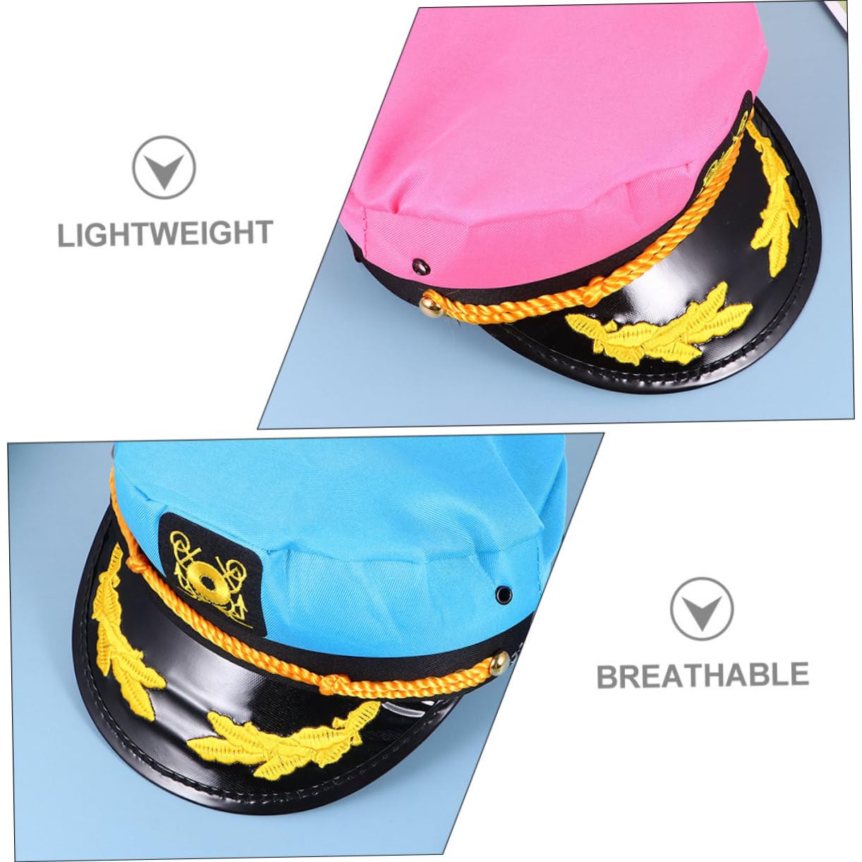 Healeved Berretto Da Marinaio Cappello Da Marinaio Cappello Della Marina Cappucci Del Della Barca Cappello Da Marinaio Per Feste Cosplay Pelle