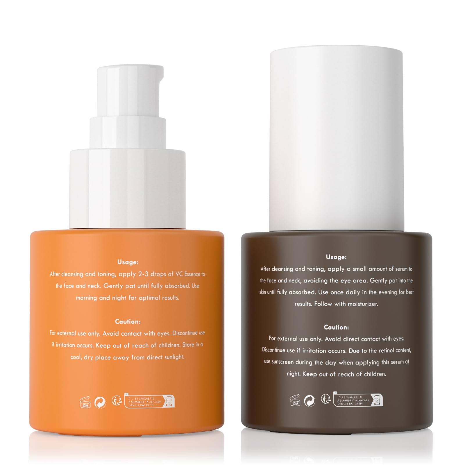 Amazon.com: Sefralls Face Serum Duo – Retinol Vitamin C – Anti
