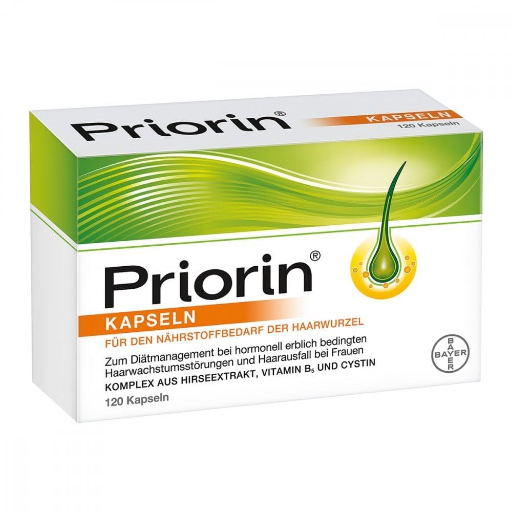 Priorin Kapseln Spar-Set 3x120 Kapseln. Stärken das Haar von Innen und verhelfen zu vermehrtem Haarwachstum, indem sie die Haarzellen mit wichtigen Mikronährstoffen versorgen.