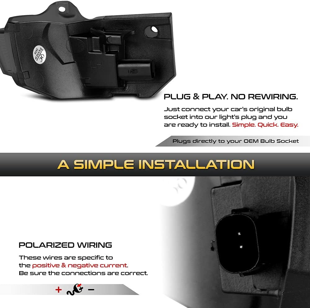 VIPMOTOZ LED Strip Side Mirror Light Turn Signal Indicator Lamp Replacement For 2019-2023 Toyota Corolla Hatchback & 20-22 Corolla Sedan, Black Housing Smoke Lens, 2-Piece Driver & Passenger Side Set