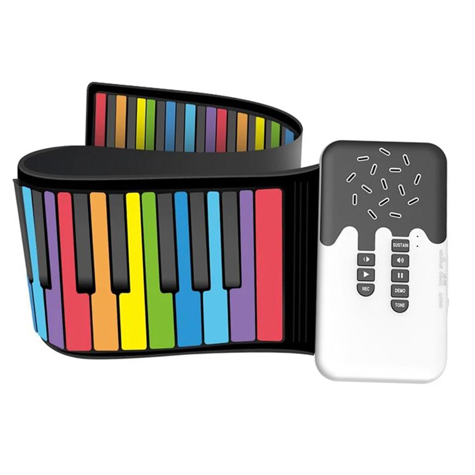Tastiera Digitale Per Principianti Tastiera Digitale A 49 Tasti Pianoforte Arrotolabile Flessibile Con Altoparlante Pianoforte Elettronico A Mano Per Amanti Della Musica E Principianti