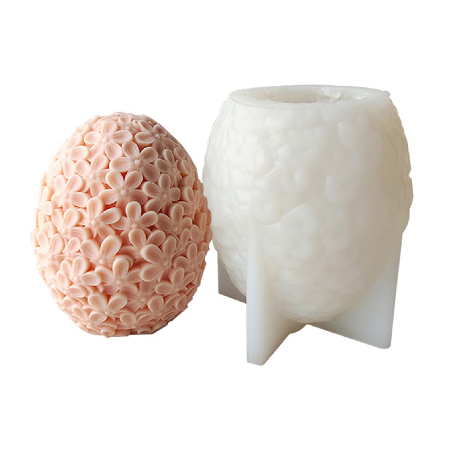 Moule silicone bougie fleur Morain pour savon et résine
