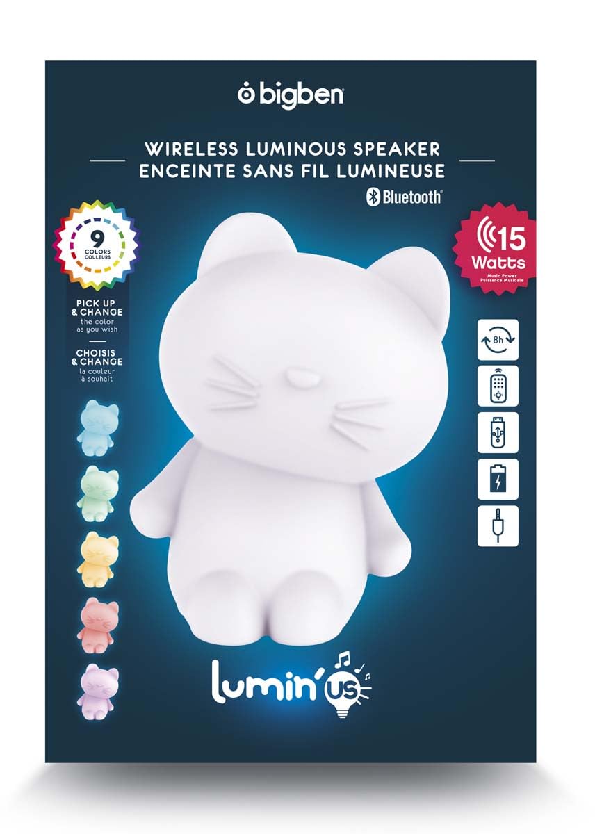 BigbenSound Btlscat Cat Light Bluetooth Speaker