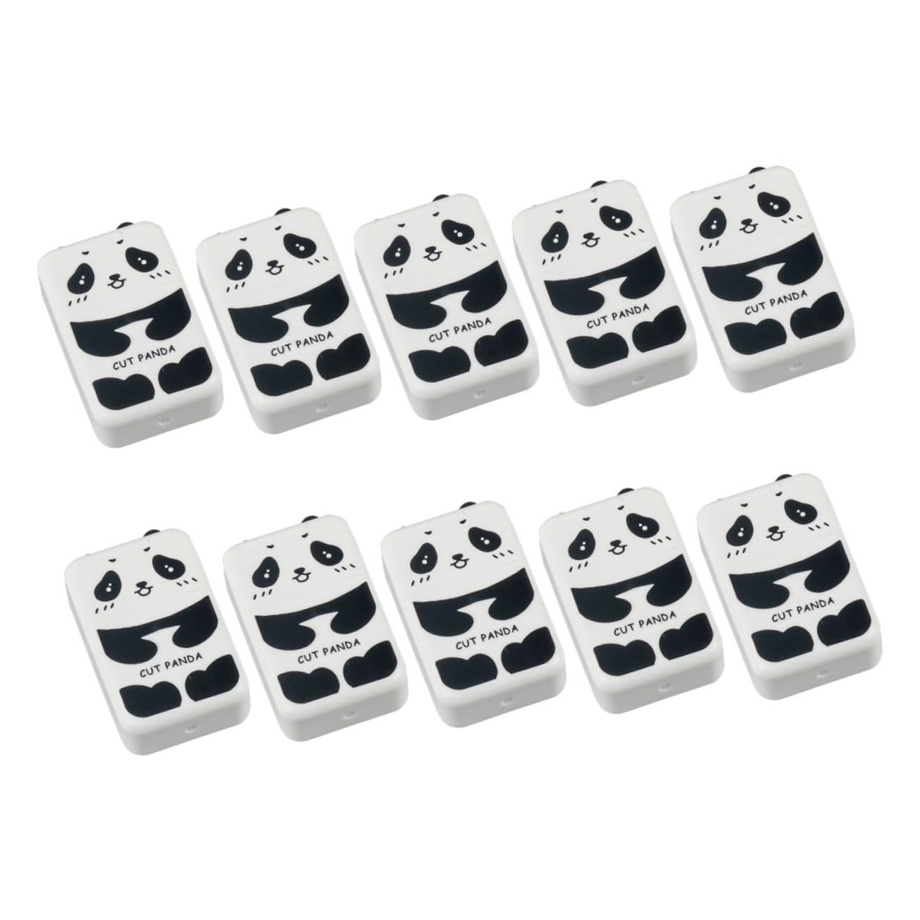 Lurrose 30stücke Panda Radiergummis Multifunktionale Tragbare Schulbedarf Mit Bunten Designs Radieren Von Bleistiftfehlern Für Künstler Und Schüler