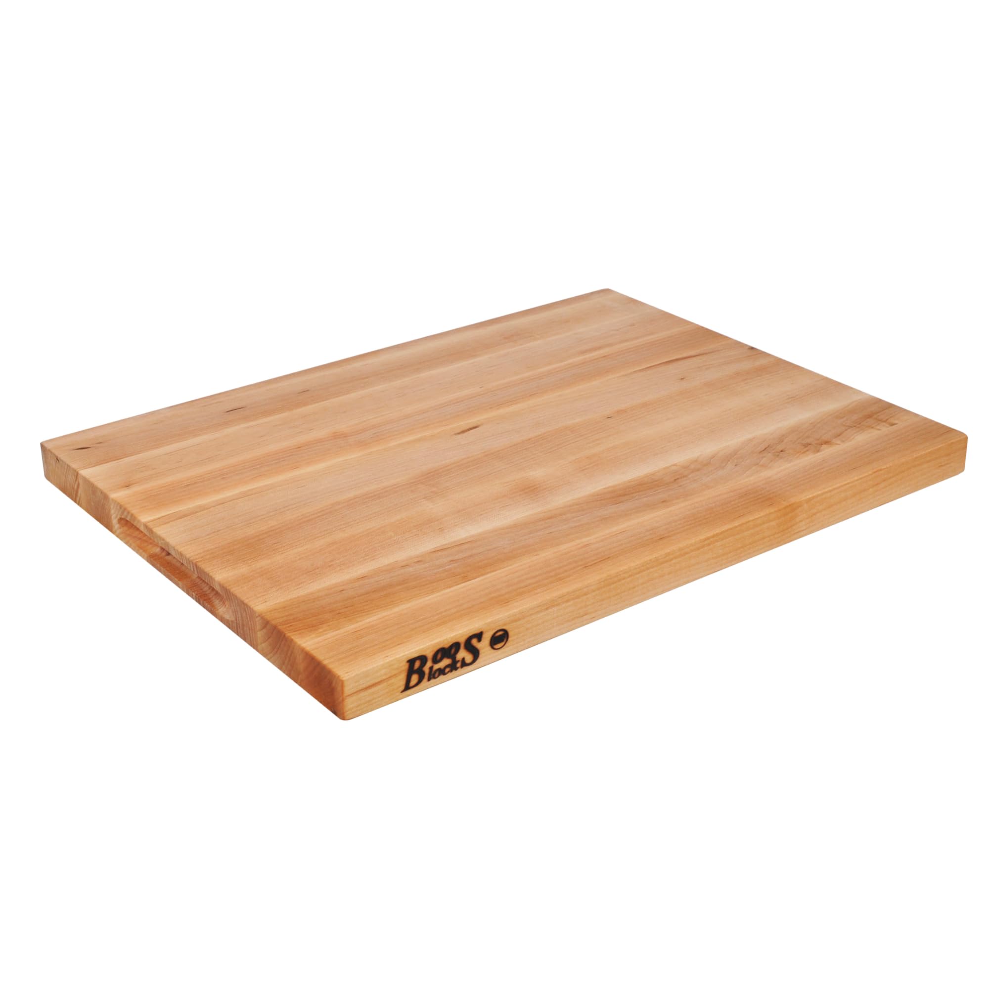 Boos Block Butchers Block Chopping Board - Small Wooden Chopping Board - North American Hard Maple Chopping Board - Safe for Food Preparation - 15,8 x 9,8 x 1 Inches