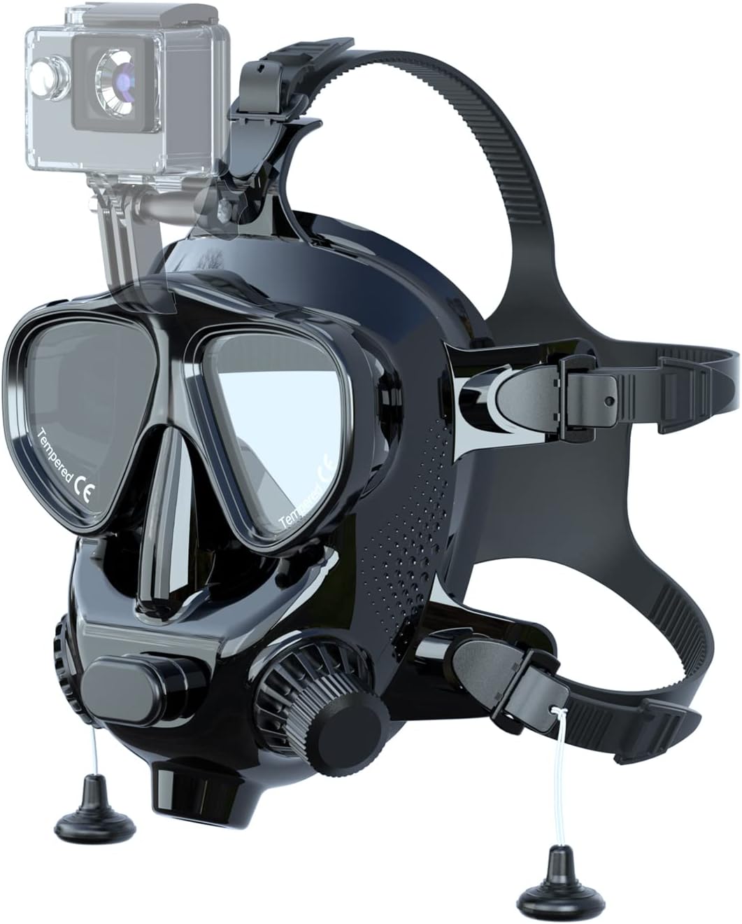 SMACO Full Face Diving Mask with Camera Mount, Full Face Scuba Mask for Adults