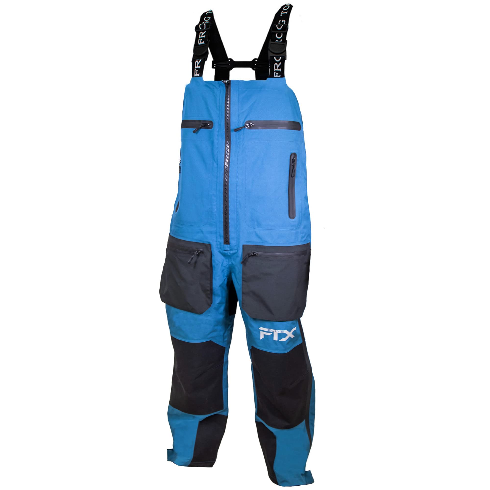 FROGG TOGGS Men's FTX Elite Ultra Performance Waterproof Angler Fishing Bib Blue