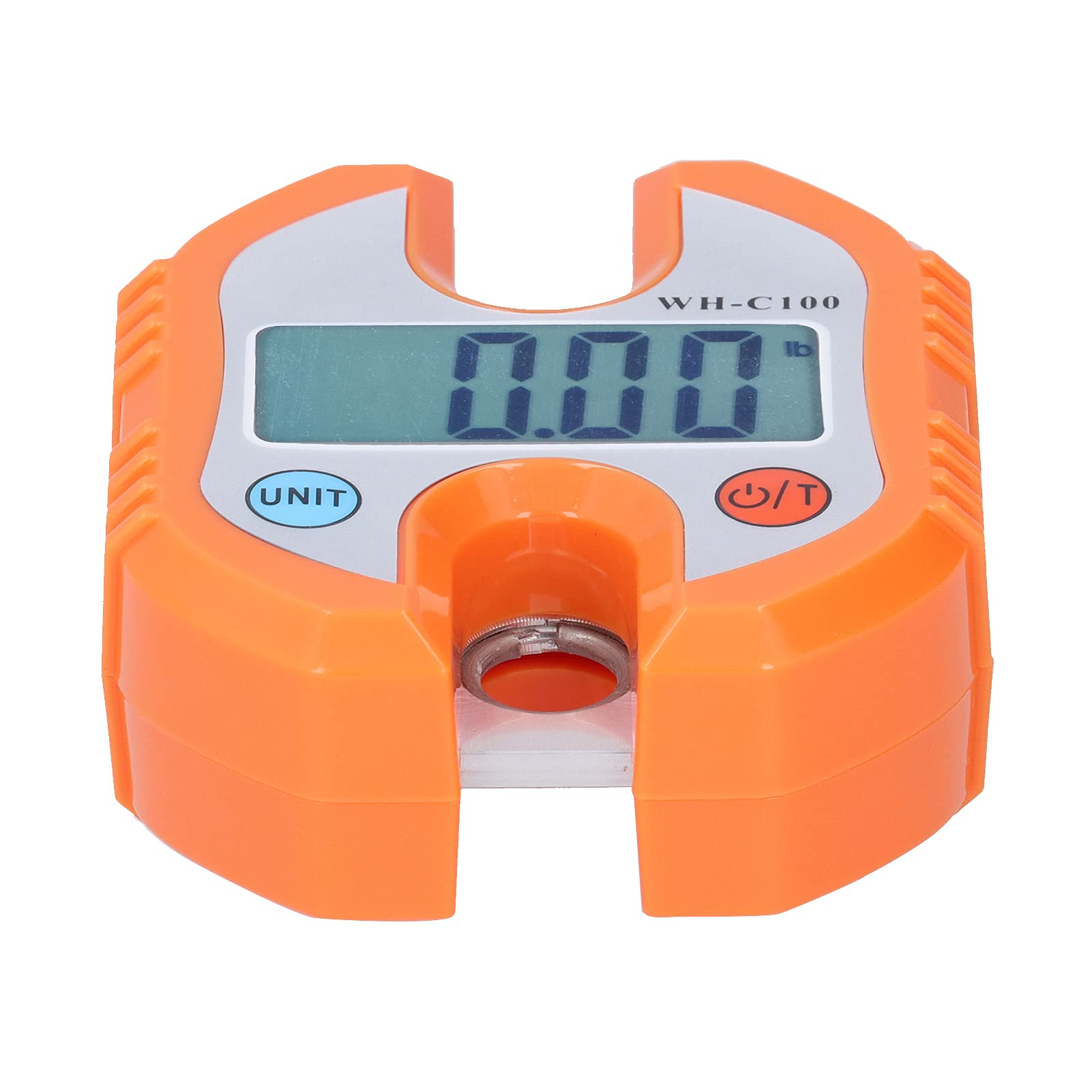 Bilancia Gru, Dinamometro Digitale e Bilancia a Gancio C100 da 150 kg con Display a Doppia Precisione per Pesatura di Magazzino, Officina e Deposito, Colore Arancione