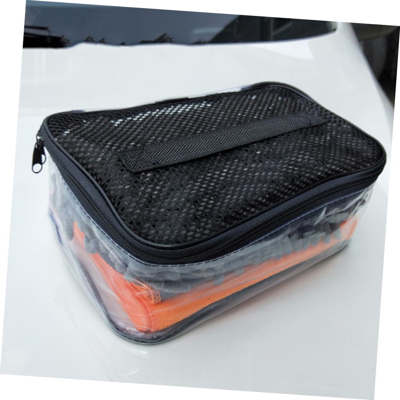 Multifunktionales Auto Reinigungsset mit Schwamm und Tuch Tragbarer Autopflege Schwamm für Outdoor Einsatz und Innenraum Reinigungstools für Effektive Fahrzeugpflege