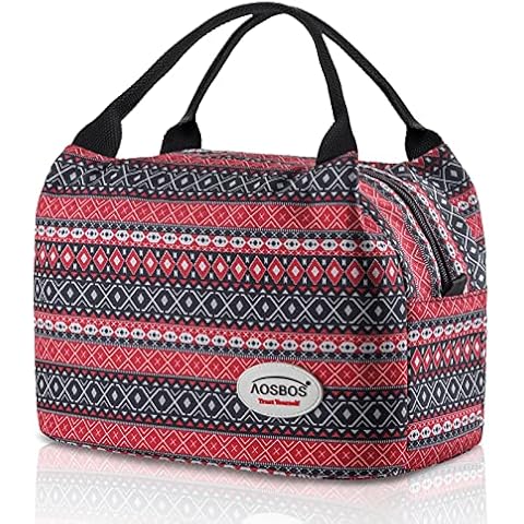 Kühltasche Klein Leicht Lunch Tasche Isoliertasche zur Arbeit Schule Faltbar Wasserdicht Reißverschluss 8,5L Cover