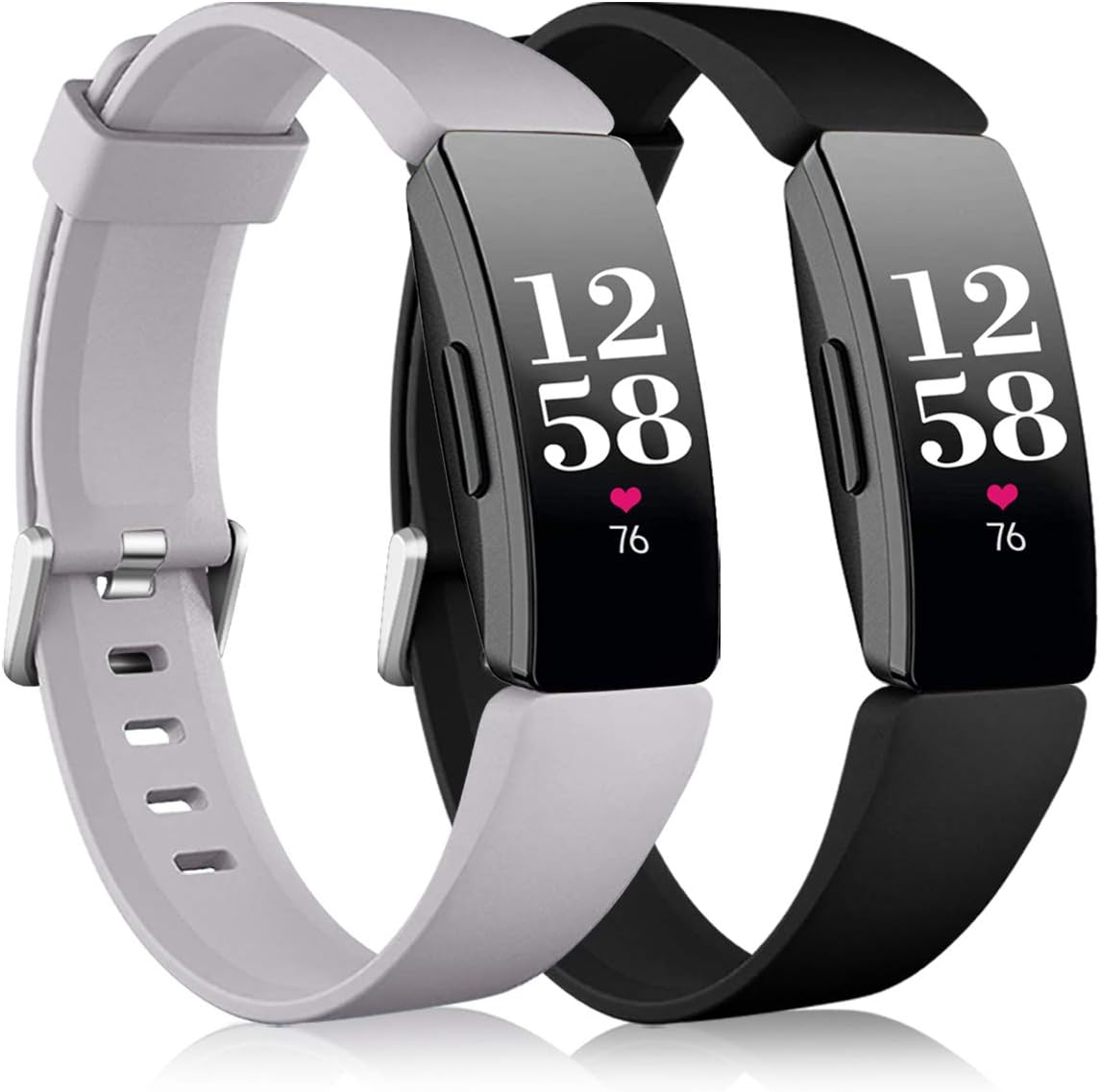 Vobafe 2 Pack Strap Compatible with Fitbit Inspire Strap/Inspire HR