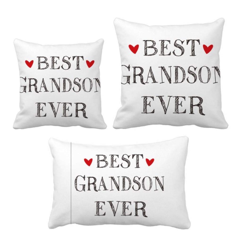 Coussin de decoration canape Best Grandson Ever parure de maison