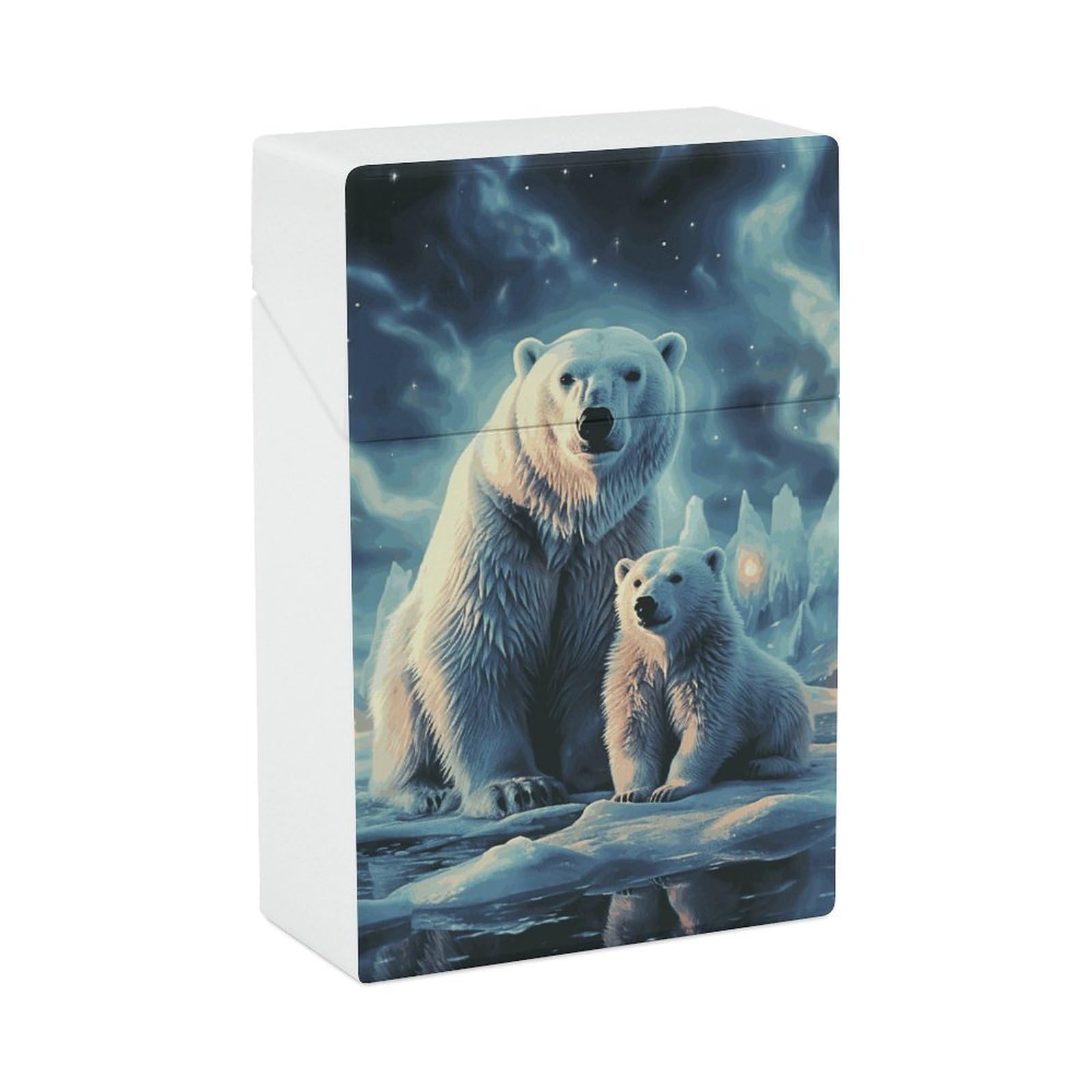 Amazon.com: Cigarette Case Stylish Cigarette Box Holder Two Polar Bears  Cigarettes Protective Cover Waterproof Cigarettes Holder Plastic Cigaret  Container for Men Women Smoker Gift : Health & Household