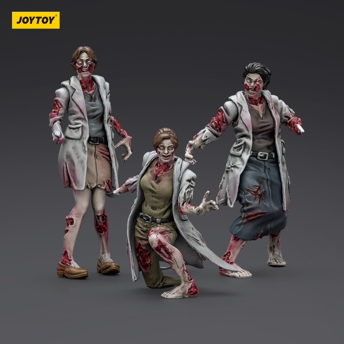 TOYVERSE JOYTOY 1/25 Action Toys, Dark Source Zombie Figure Medics, Suitable for Halloween Articulated Miniature Model Ages 15 and Up - Image 3