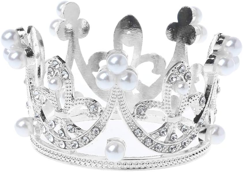 Zripool Little Baby Girls Boys Photography Gold Crown Props Little Baby Photo foto shooting Crown Accessories Infant bebe fotografia Prop (Silver)