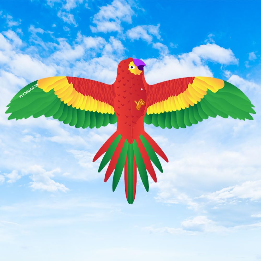 Mini Kite Toy for Kids, Easy to Fly for Beginners, Beach, Garden, Family Outdoor Games Gift (Parrot) (B0D96DXGVB) Amazon Price History, Amazon Price Tracker