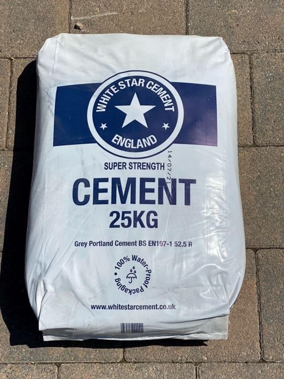 White Star High Strength 52.5R Grey Cement 1 x 25kg