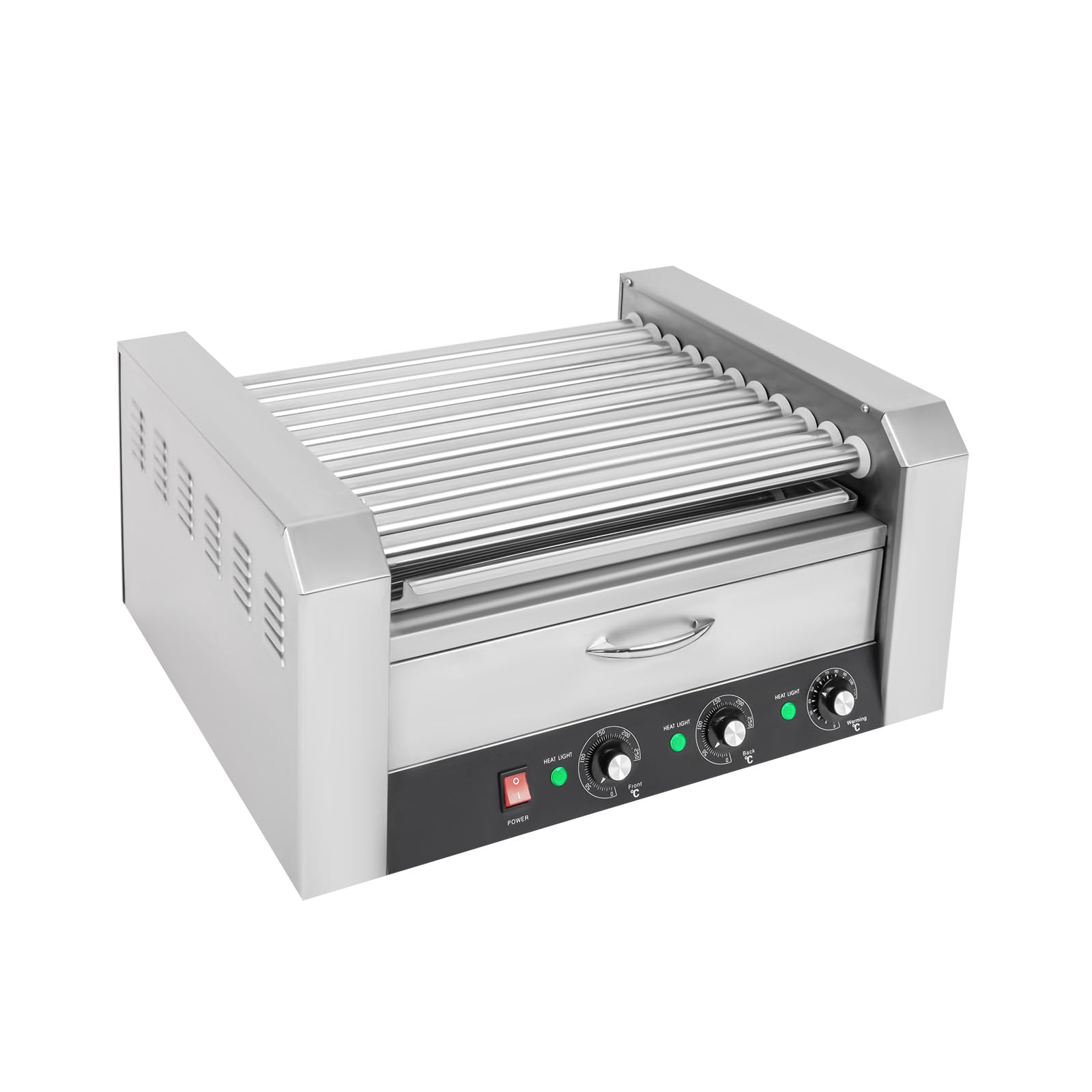 UMJIGF Hot Dog Warmer Roller Grill Cooker Commercial Machine,