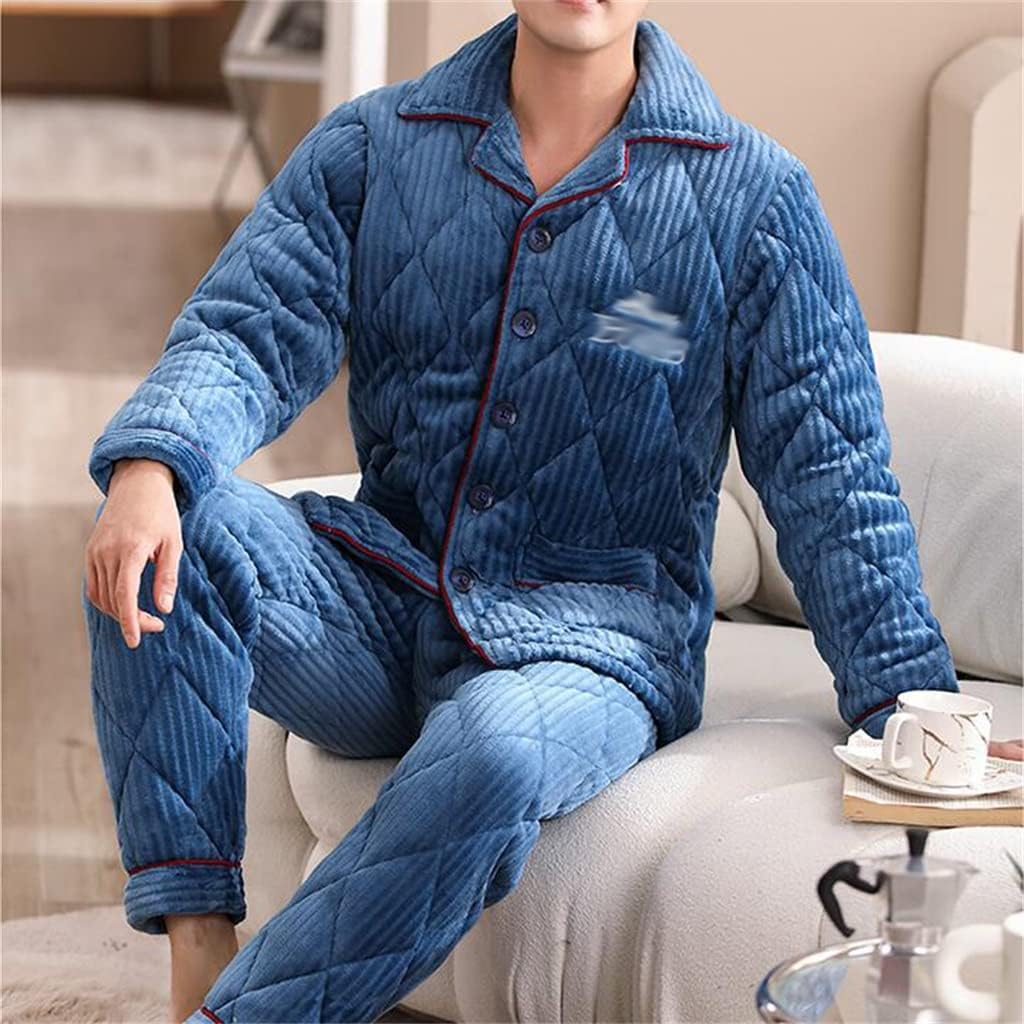 Thicker Flannel Male Coral Velvet Youth Warm Suit Home Clothes Winter Sleep
