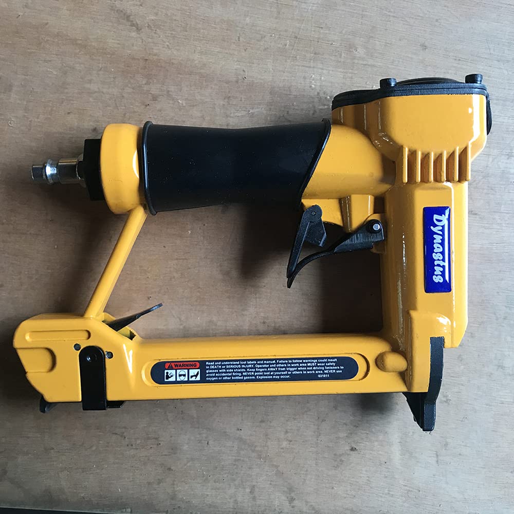 LeTkingok 7116 Air Nailer Pneumatic Nail Gun Furniture Brad Nailer Wood Frame Stapler Pneumatic Tool Power Tools with 6000Pcs Nails