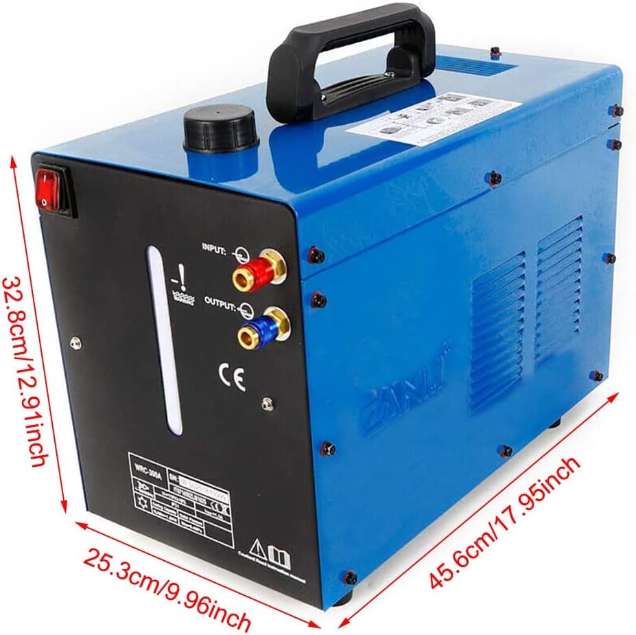 Equipo de soldadura MIG enfriador de agua, enfriador de agua de 10L, 370W profesional industrial enfriador soldador para enfriar paquetes de manguera