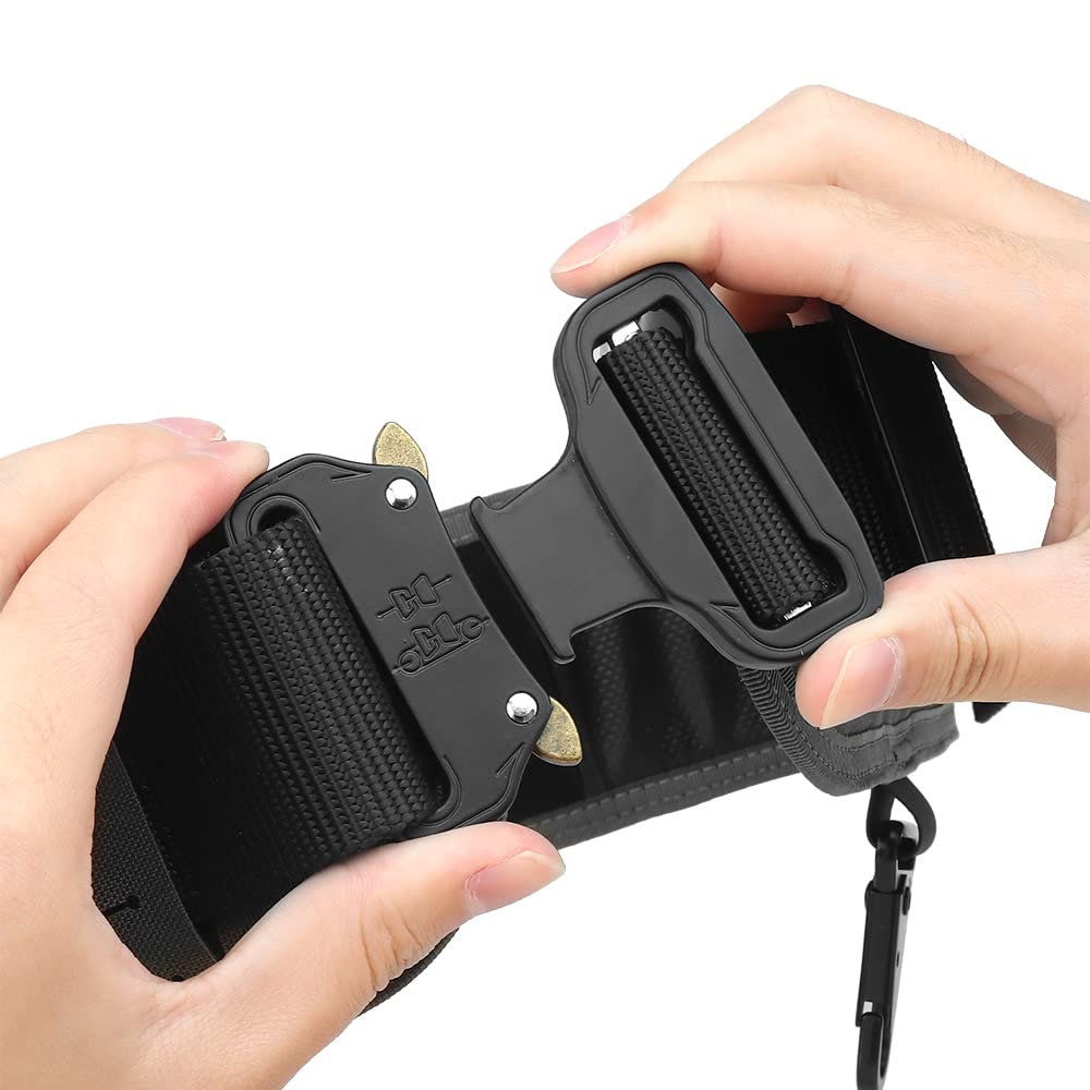Ceinture tactique militaire en Nylon de 5.0CM pour hommes, ceinture