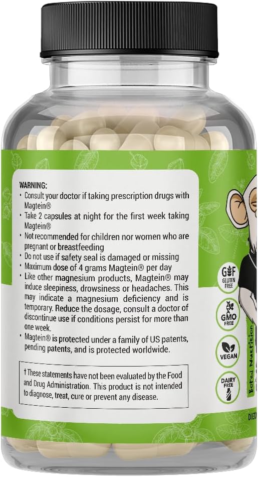 Bored Nutrition M2K: Magtein Magnesium L-threonate & Ashwagandha Supplement - 1500mg Magtein, 300mg KSM-66, Plus 200mg Magnesium