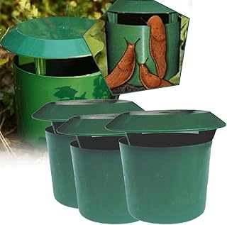 3PCS Beer Slug & Snail 𝐓𝐫𝐚𝐩𝐬,Beer Slug & Snail 𝐓𝐫𝐚𝐩𝐬 Friendly to Catch Snails 𝐂𝐚𝐭𝐜𝐡𝐞𝐫,Reusable Plastic Slug Beer 𝐓𝐫𝐚𝐩𝐬 for Garden,Snail 𝐓𝐫𝐚𝐩𝐩𝐞𝐫 Slug House1