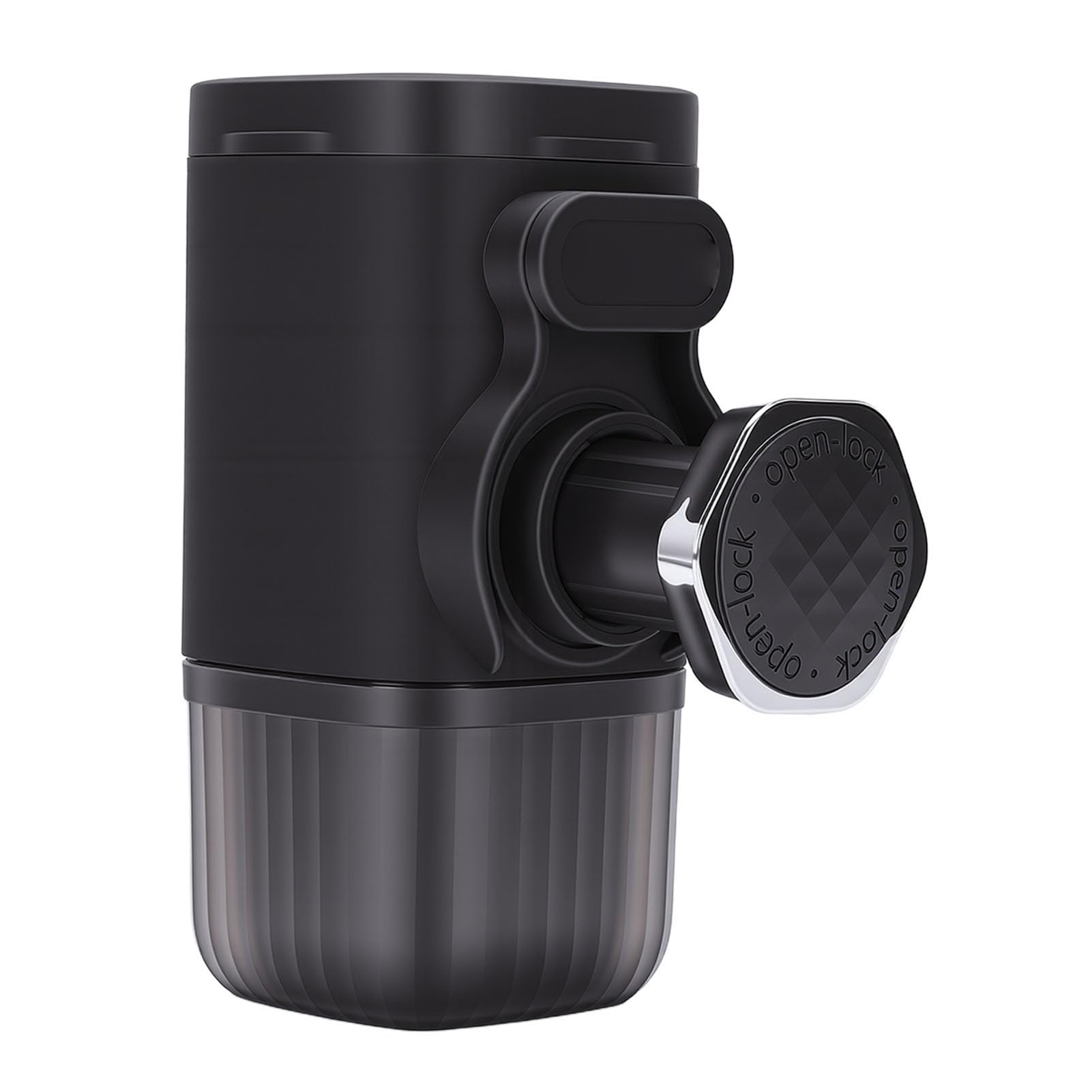 Luocute Cafetera Portátil, Cafetera de Viaje de Acero Inoxidable con Prensa Manual para Acampar Al Aire en Casa, con Diseño Reutilizable sin Cápsula