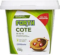 Forth Cote Classic, Fertilizante Encapsulado, NPK 14-14-14, Liberação Lenta, Balde 150g