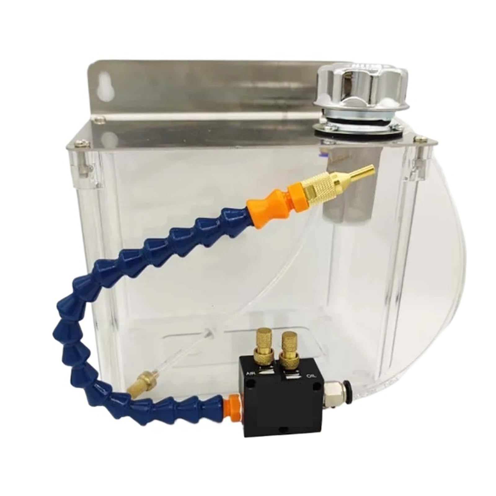 Máquina Herramienta CNC, pulverizador de grabado, corte de Metal, pulverizador de enfriamiento, bomba de aceite, aceite lubricante, pulverizador transparente, lata de aceite de 3 litros(Item 1,Standar
