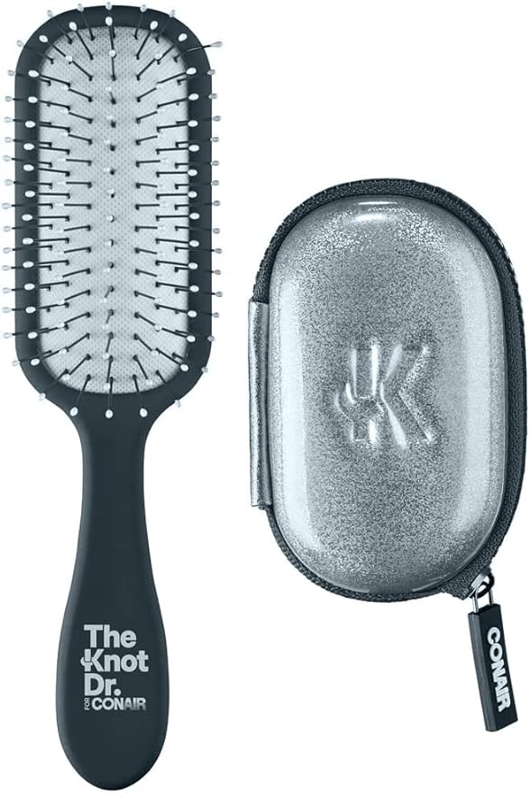 Conair The Knot Dr. Pro Mini Detangling Brush With Flexalite Bristles