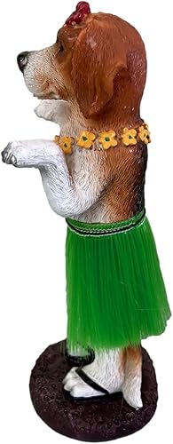 Miniatura 4 de Hula Dog Dashboard Doll Accesorios de coche Bobblehead para Van Life y Creaciones de Playa  Pastor alemán  Golden Retriever  Labrador Retriever