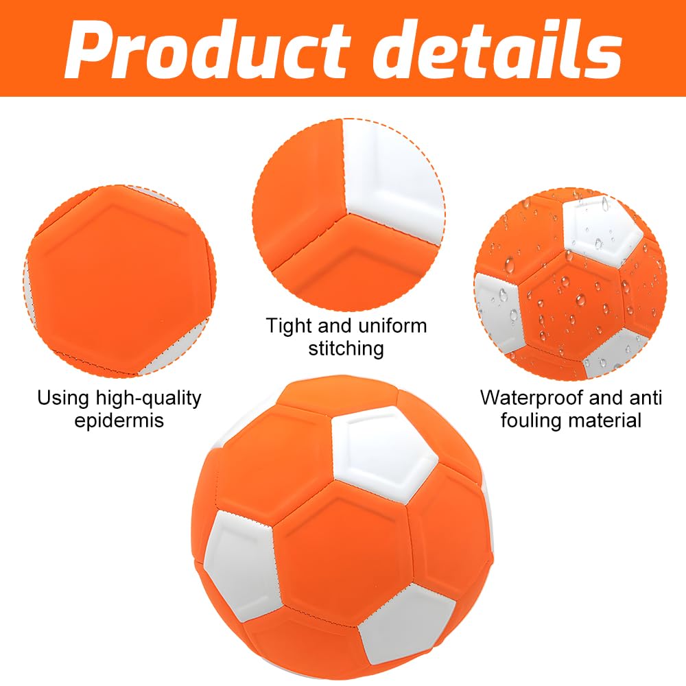 Pallone da Calcio Curvo, Curve Ball Football in Gomma Misura 5, Palla da Calcio con Effetto A Giro, Flessibile, Palla da Calcio Curva per Allenamento Calcio per Bambini e attività All'aperto