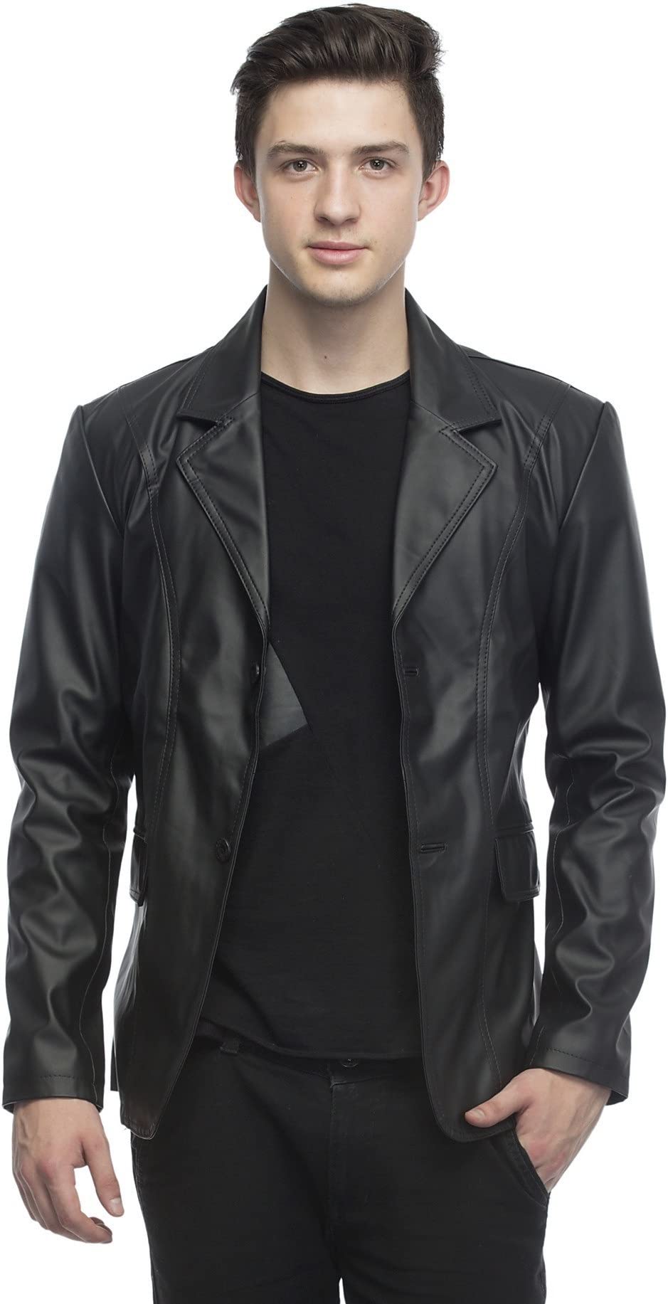 wolver Leather Blazer for Men | Leather Mens Blazer | Leather Coats for Men-picture-36