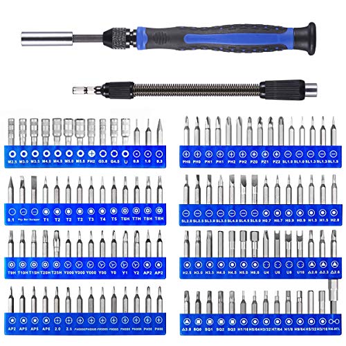 ORIA Precision Screwdriver Kit, 126 in 1 Screwdriver Set, Magnetic Driver Kit for Mobile Phone, Smartphone, Game Console, Tablet, PC