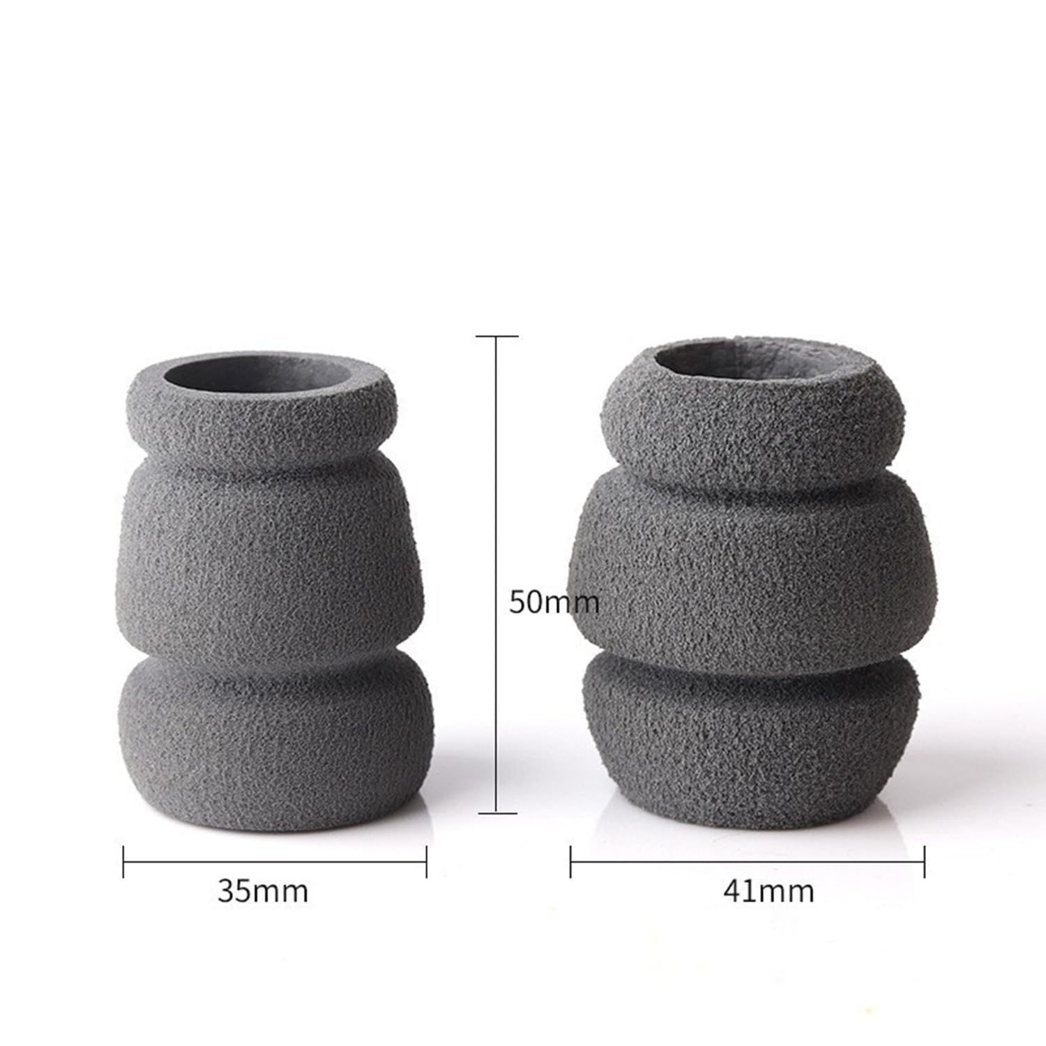 Warm Girl 10 Pieces Grey Tattoo Grip Wrap Foam Tattoo Grip Cover Tattoo Pen Cover Tattoo Machine Grip Handle Holder Cover Tattoo Tubes Grips Cover Tattoo Supplies