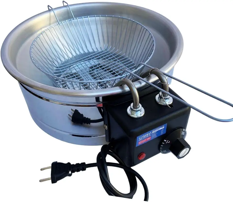 Fritadeira Elétrica Industrial 5 Litros Tacho Redondo (220)