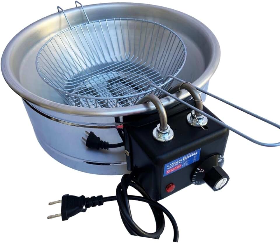 Fritadeira Elétrica Industrial 5 Litros Tacho Redondo (220)