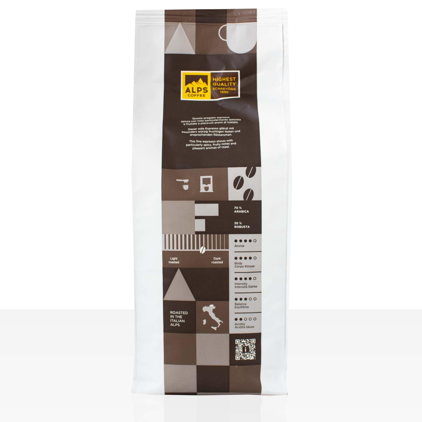 Schreyögg Kawa Delizia ziarna, 1 opakowanie (1 x 1 kg)