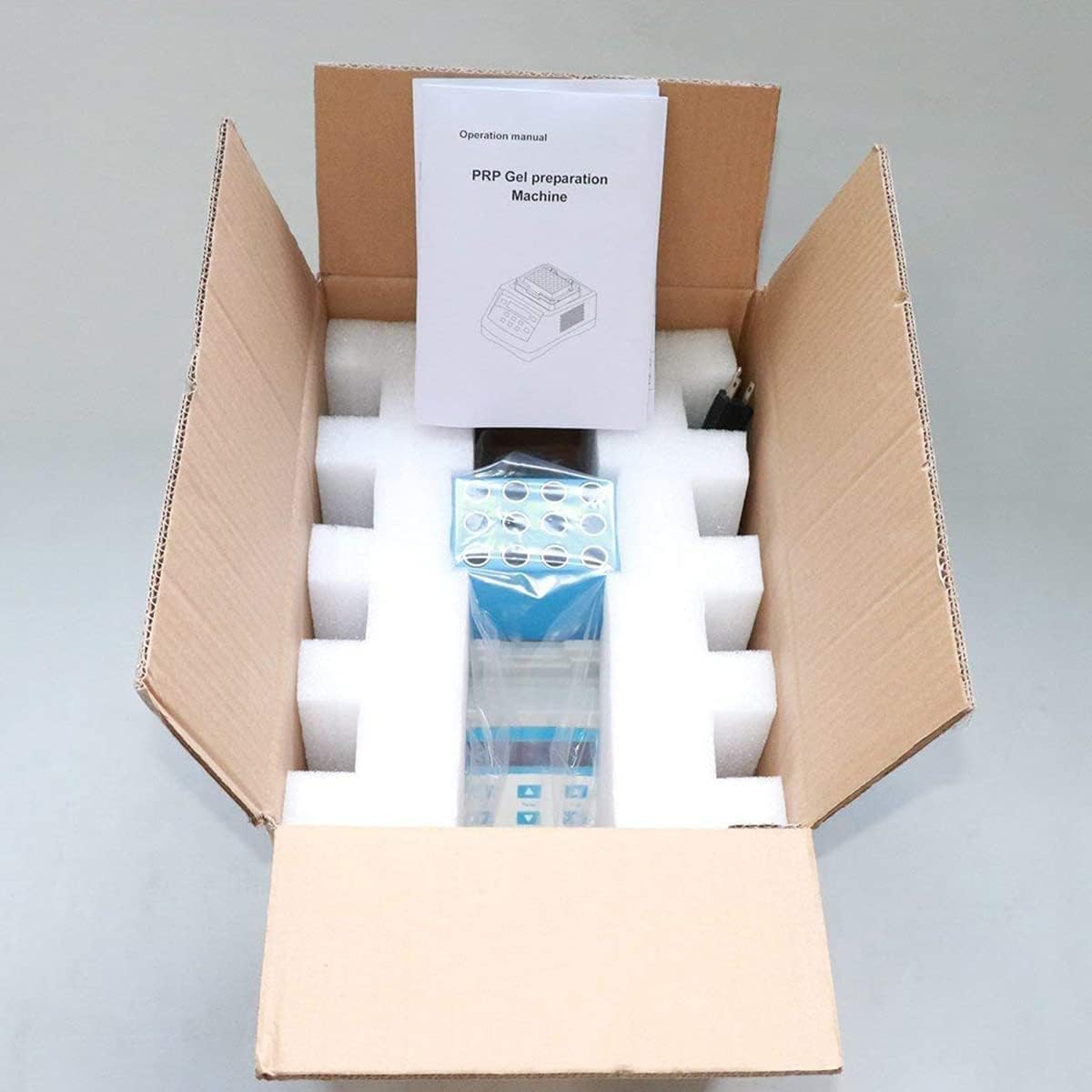 PRP Grzałka żelowa, profesjonalna żelowa maszyna grzewcza, przenośna, 12 x 5 ml, plazmowy bio-wypełniacz, przyrząd grzewczy z cyfrowym wyświetlaczem, grzejnik laboratoryjny do zastosowań estetycznych