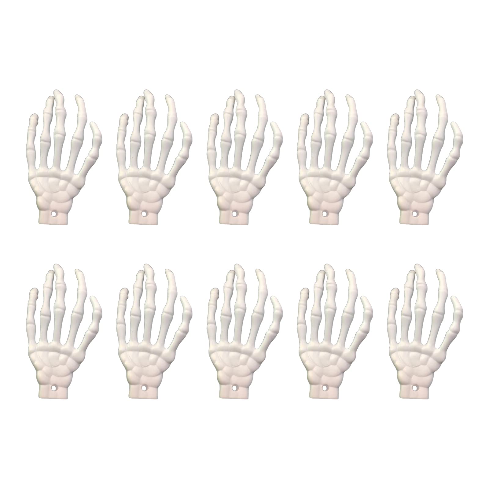 TRQQWPM 10pcs Halloween Skeleton Hand Figurine Decorative Charm Household Decoration for Car Wallet Purse Decoration Outdoor Graveyard Decor