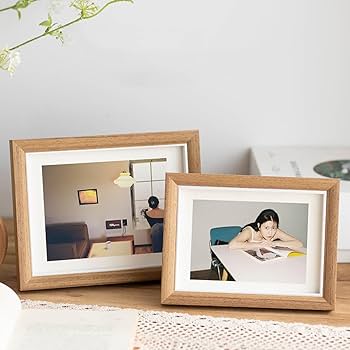 Amazon.co.jp: [LSDZW] L判サイズ ナチュラル 写真立て 写真