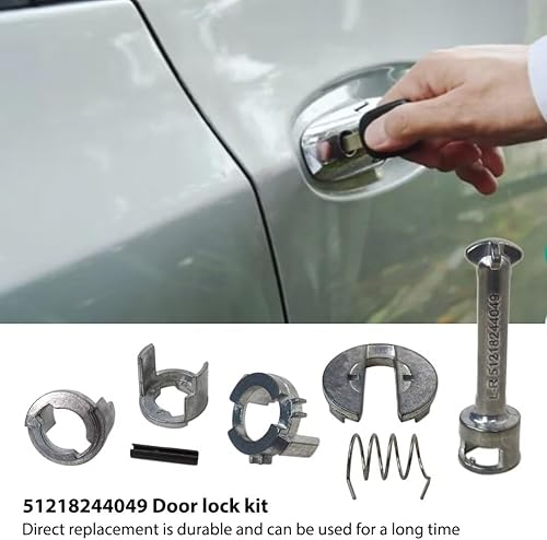 Miniatura 4 de USonline911 Nuevo Kit de reparación de cilindro de bloqueo de puerta para BMW E46 323i 325i 328i 330i M3 1998-06