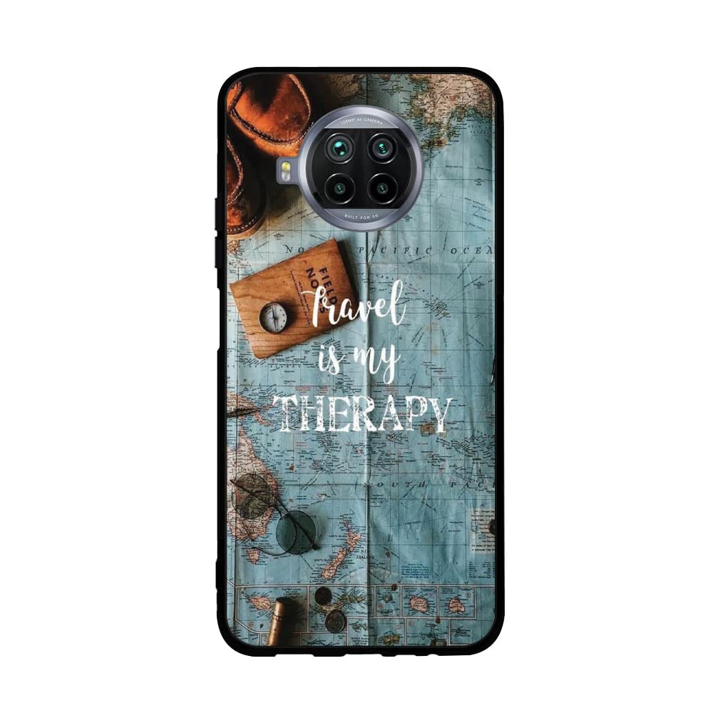 Plus Designer UV Printed Soft Silicone Flexible Back Case Cover Flexible for Xiaomi Mi 10i Mi10i - D105